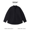 SDSA男装2026新款高贵轻奢潮牌新中式立领衬衫暗门襟宽松长袖衬衫 商品缩略图0
