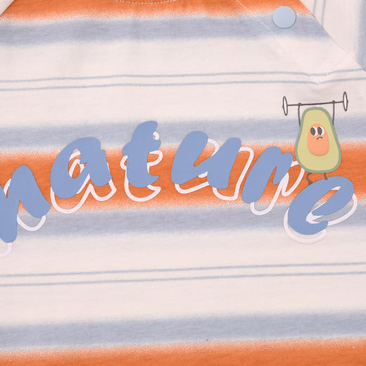 棉果果夏季新品男童纯棉凉感爬衣套头连体衣M212727226388 商品图1