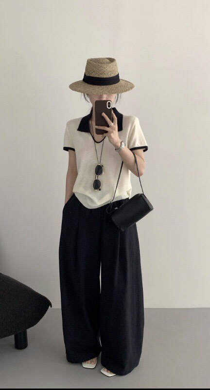 DYJ5609149亚麻翻领短袖衫