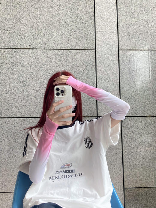 💖夏日防晒神器 我不允许还有人晒黑！！☺️【日本正品Mamoru葵渐变防晒冰袖】 😉夏日美白小心机~ 清凉护臂：冰袖采用专业冰丝面料 带给您清凉的触感，💪有效吸收汗水 商品图6