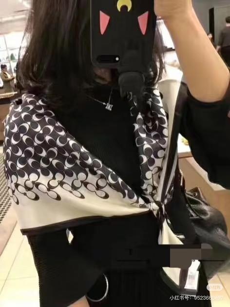 直发【含真丝】 马车家新款 大尺寸，真丝方巾 商品图1