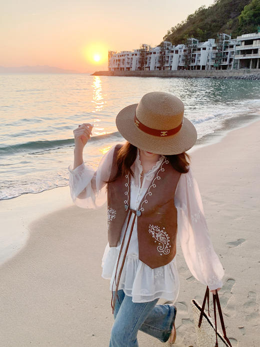 <曾小咸推荐>4.4现货秒杀 ！微信超特价！重工蕾丝刺绣衫 日常239.99 立减140 秒杀99.99！！民族风复古马甲 日常229.99 立减130 秒杀99.99！！ 商品图7