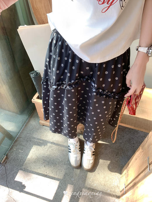 <曾小咸推荐>4.13现货秒杀 ！微信超特价！韩系印花短袖 日常109.99 立减50 秒杀59.99！！碎花半身裙  秒杀79.99！！ 商品图10