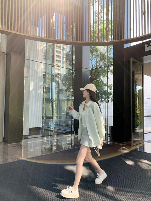 <曾小咸推荐>4.5现货秒杀 ！微信超特价！韩系条纹翻领衬衫 日常159.99 立减80 秒杀79.99！！ 商品图10