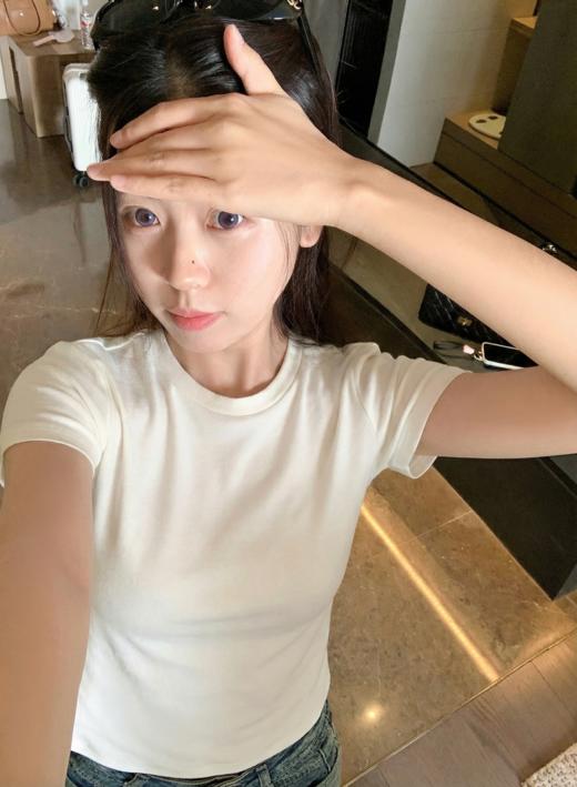 <曾小咸推荐>4.5现货秒杀 ！微信超特价！韩系纯色正肩短袖t 日常119.99 立减60 秒杀59.99！！ 商品图7