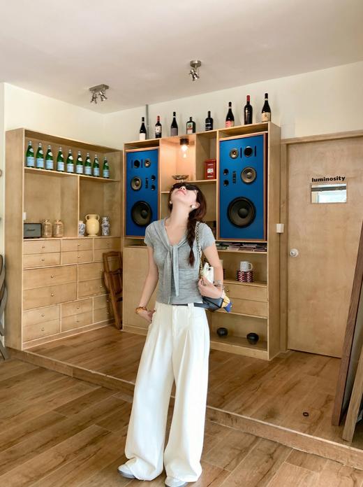 <曾小咸推荐>4.4现货秒杀 ！微信超特价！韩系披肩短袖t恤 日常149.99 立减90 秒杀59.99！！ 商品图6