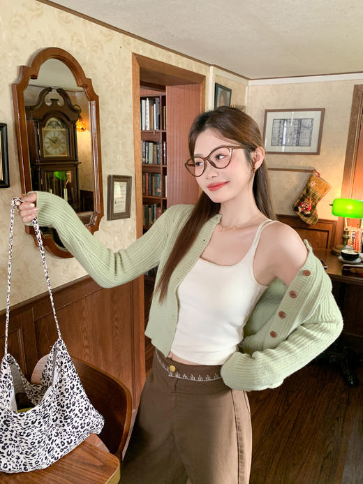 <曾小咸推荐>4.4现货秒杀 ！微信超特价！韩系针织开衫 日常169.99 立减90 秒杀79.99！！ 商品图12