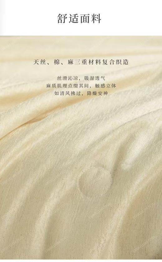 【堂皇】B7F 堂皇瑾叙凉感麻提花夏被 商品图4
