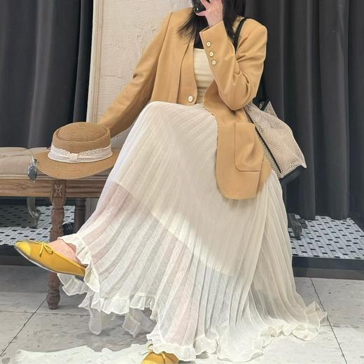 【门店同款】ENJOY夏季雾白松露长半裙 171195754 商品图1