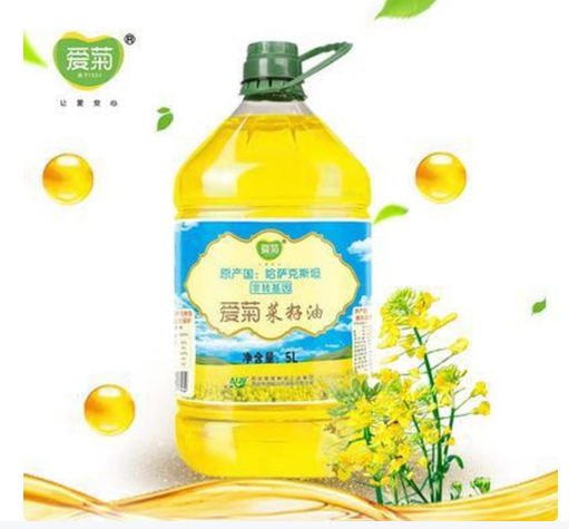 爱菊哈国一级菜籽油5L