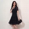 【奢姿】大码女装2026夏季减龄荷叶边V领连衣裙胖妹妹碎花蛋糕裙子9962860113 商品缩略图2