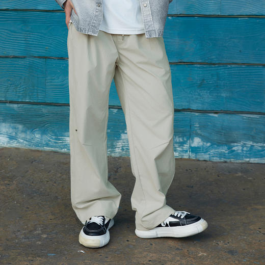 【新品上新】HX 春季直筒休闲长裤C203610017101/02 商品图2