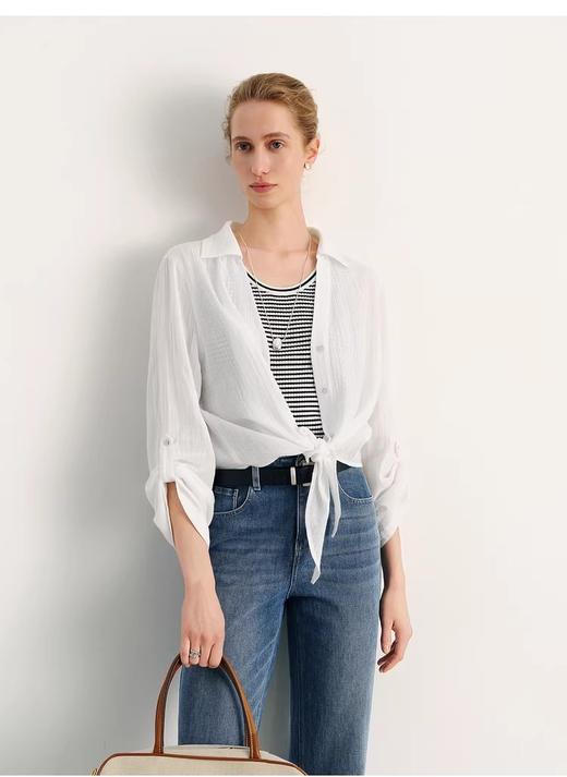 麦M同款【天然麻系列】夏季清爽出游 亚麻呼吸感开衫 商品图11