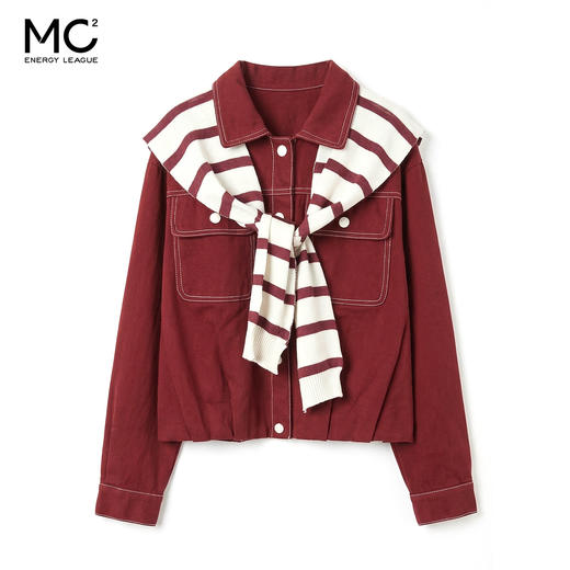 女装翻领配披肩短款外套-8011J5232002 商品图0