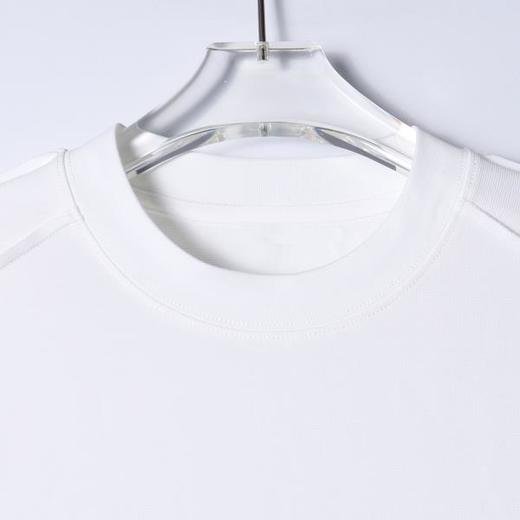 SDSA男装2026新款高贵轻奢日系简约裁剪立体铆钉圆领短袖T恤百搭 商品图1