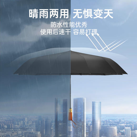 192骨全自动轻奢实木手柄自动伞  匠心木韵 智享天然 商品图2