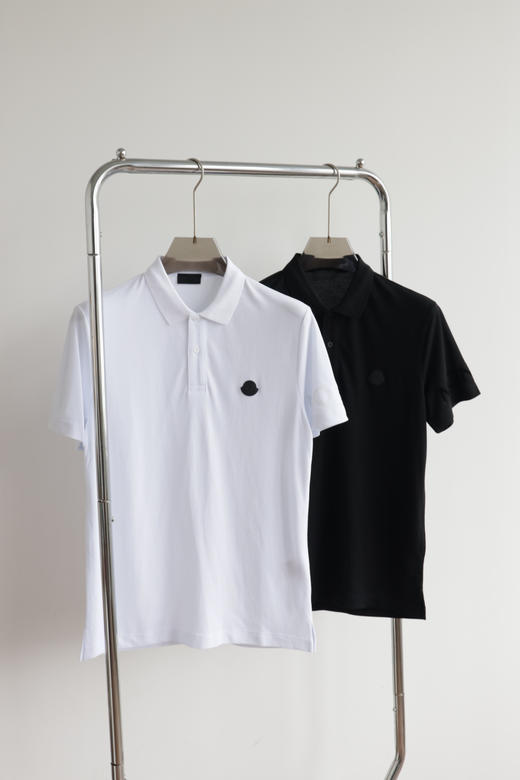 M.K 全棉珠地网棉 极简高级感｜经典黑白Polo衫 TX629 商品图3