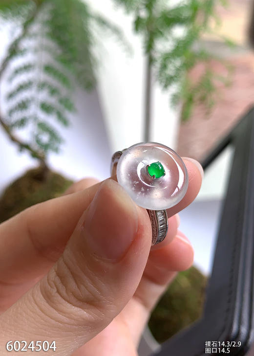 6024504，平安扣戒指。具体价格微信咨询 商品图2