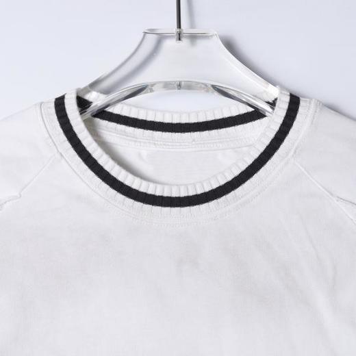 SDSA男装2026新款轻奢美式简约喷染数字印花拼接圆领短袖T恤百搭 商品图2