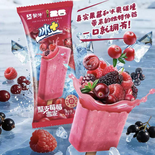 蒙牛冰+整支莓莓雪泥雪糕冰淇淋 商品图0