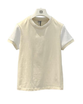 女款刺绣拼色短袖T恤zh014