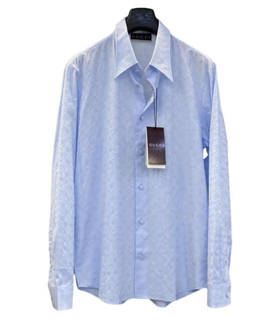 男款提花长袖衬衫la012 商品图0