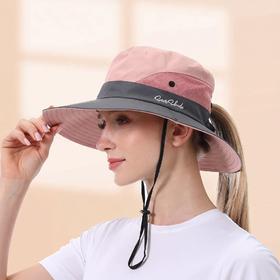 雀说 UPF50+防晒防紫外线太阳帽全面遮阳帽渔夫帽005