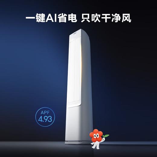 海尔空调 净省电plus2匹柜机 新一级能效变频 客厅立式双排纯铜管 国家补贴以旧换新KFR-50LW/E1-1Plus 商品图0