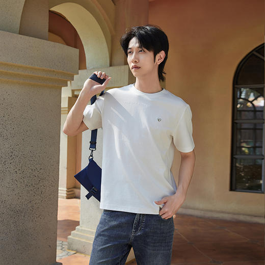 【新品上新】HX 夏季圆领短袖T恤Y102620002101 商品图3