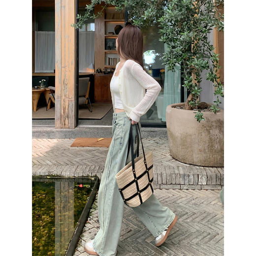 <曾小咸推荐>4.6现货秒杀 ！微信超特价！2色韩系薄款针织开衫 日常159.99 立减100 秒杀59.99！！ 商品图4