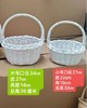 INS风手工编织花篮 /白色花篮/提篮 商品缩略图5