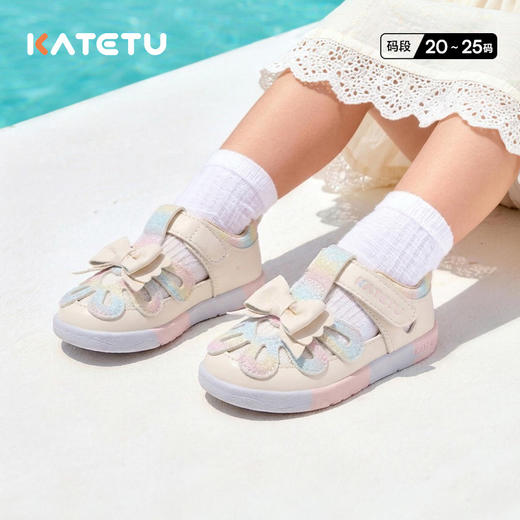 卡特兔婴幼儿学步鞋2026年夏季新品女童公主鞋防滑耐磨女童凉鞋 商品图0