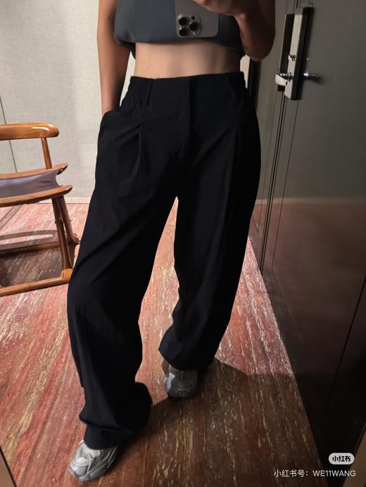 Jisoo同款alo高腰褶皱西装裤 商品图4