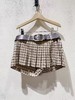 女款格纹裤裙zh 商品缩略图0