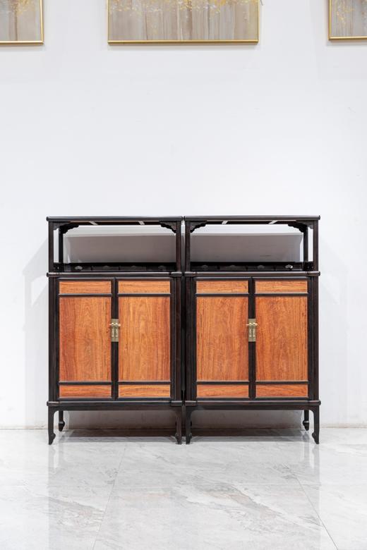 红桥红  家具严选  缅甸花梨（大果紫檀）/紫光檀【122 宋式亮格柜】 商品图0