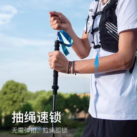 奥尼捷专业户外登山杖女款折叠碳素超轻男款徒步手杖E4210 商品图2