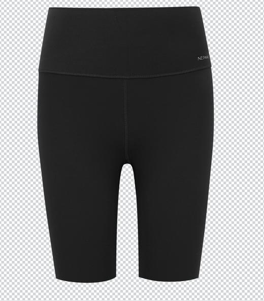 【周年庆超级爆品】B2F内外 黑松露 高腰打底短裤  无尺码 （适合80-150斤） 商品图2