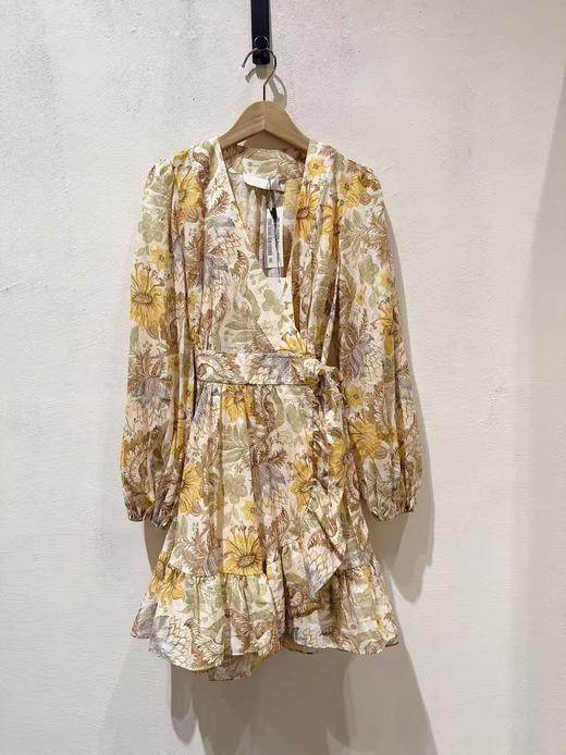 女款碎花长袖连衣裙ji 商品图0