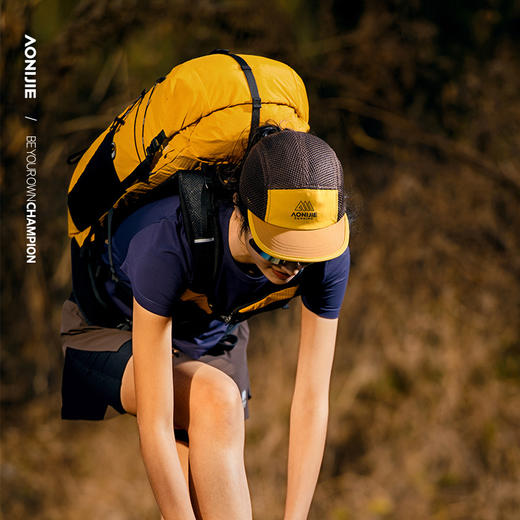 奥尼捷鸭舌帽夏季防晒帽女士透气导汗帽子户外越野跑步帽子速干帽E4631 商品图2