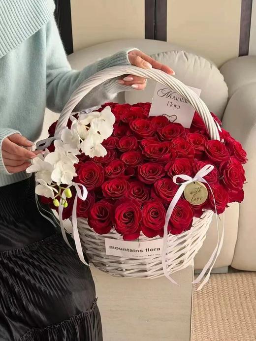 INS风手工编织花篮 /白色花篮/提篮 商品图8