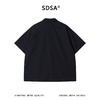 SDSA男装2026新款轻奢多口袋拉链短袖工装衬衫宽松翻领休闲上衣 商品缩略图4