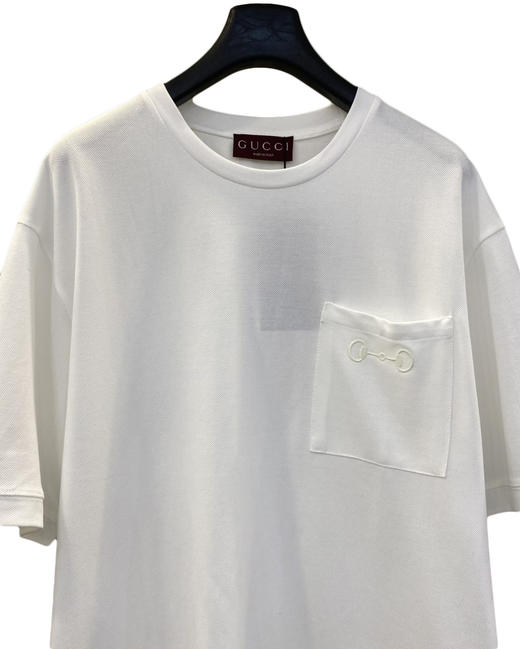 中性款刺绣口袋短袖T恤ba012 商品图2