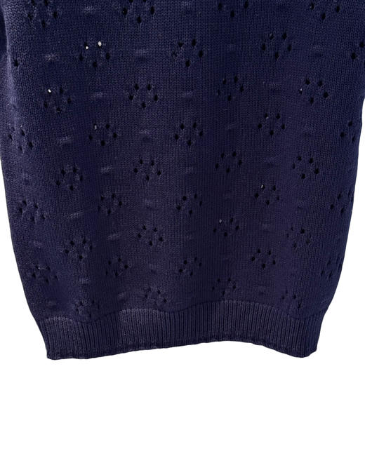 女款镂空针织短袖上衣la017 商品图2