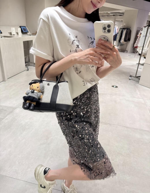 男女同款CELIN高支棉西高地狗狗T恤 商品图5