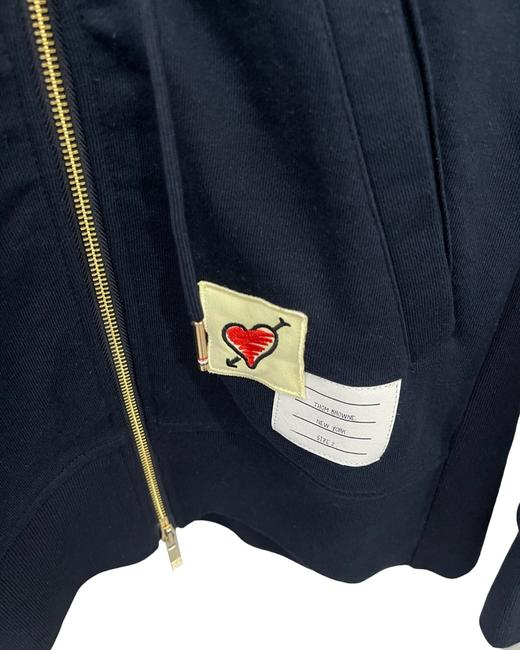 中性款双向拉链毛圈纯棉连帽外套la022 商品图2