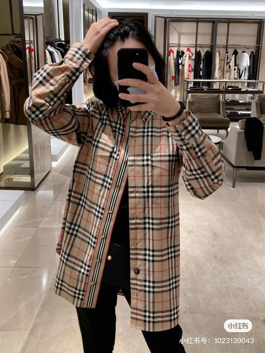 巴宝莉 格纹衬衫女款织带系列 商品图4