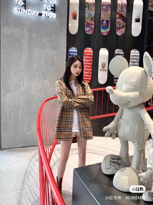 巴宝莉 格纹衬衫女款织带系列 商品图5