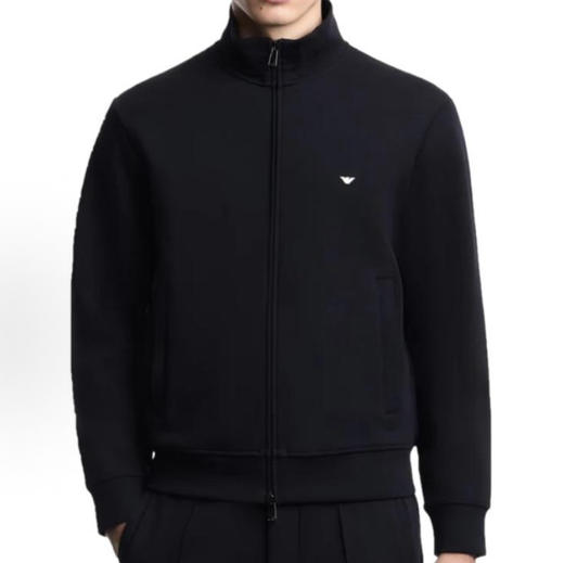 正品阿玛*Essentials鹰标立领针织夹克外套040401 商品图0