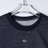 SDSA男装2026新款高贵轻奢日系简约铆钉设计圆领短袖T恤百搭上衣 商品缩略图1