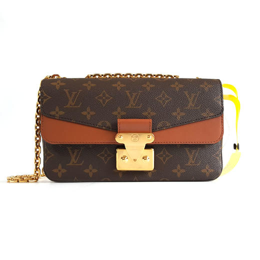 【95新】LV路易威登M46127老花拼焦糖棕色Marceau马尔索链条单肩包女士030426JJ10 商品图0